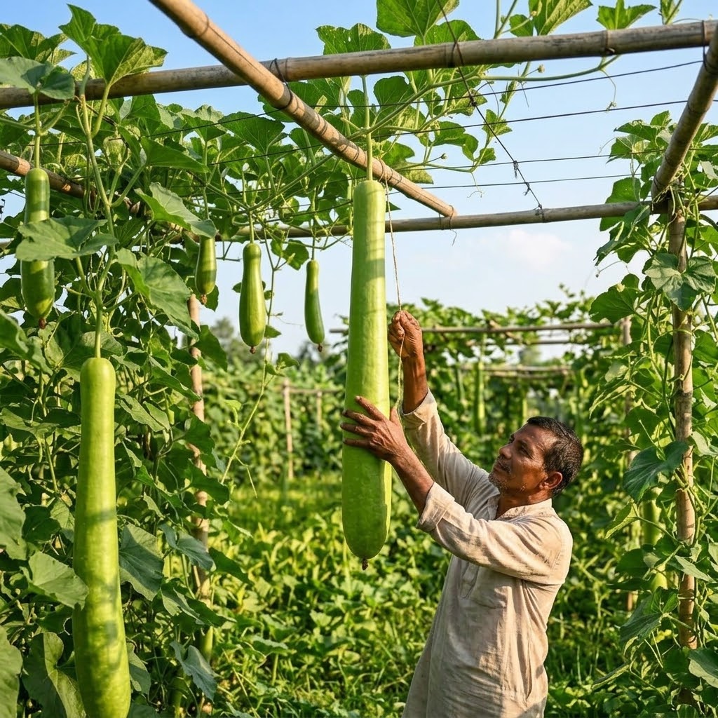 🥒 হাইব্রিড চাইনিজ বাঁশ লাউ বীজ- ১ প্যাকেট ৪০০ টাকা